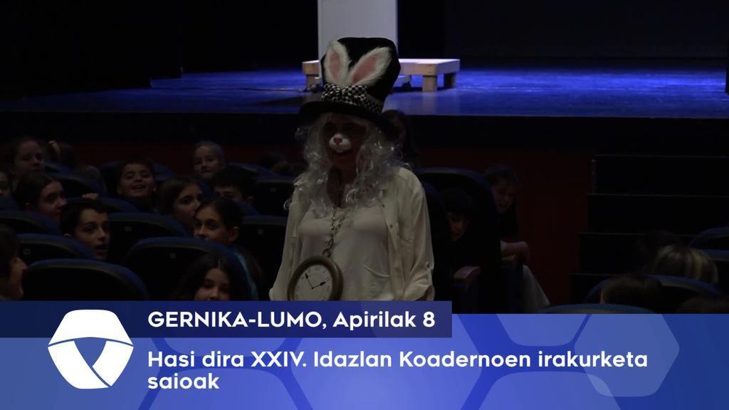 Hasi dira Gernika-Lumoko XXIV. Idazlan Koadernoen irakurketa saioak