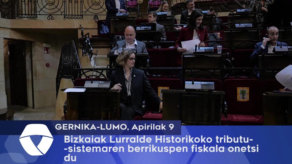 Bizkaiak Lurralde Historikoko tributu-sistemaren berrikuspen fiskala onetsi du