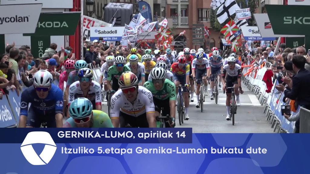 Itzuliko 5.etapa Gernika-Lumon bukatu dute