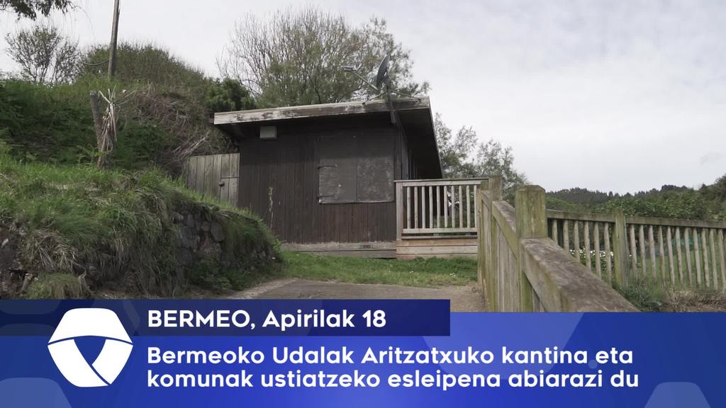 Bermeoko Udalak Aritzatxuko kantina eta komunak ustiatzeko esleipena abiarazi du