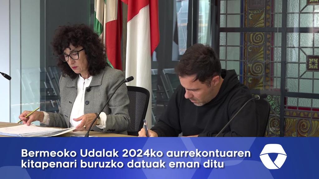 Bermeoko Udalak 2024ko aurrekontuaren kitapenari buruzko datuak eman ditu