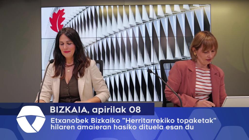 Etxanobek Bizkaiko Herritarrekiko topaketak hilaren amaieran hasiko dituela esan du