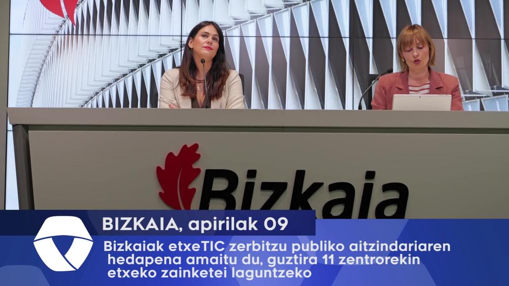 Bizkaiak etxeTIC zerbitzu publiko aitzindariaren hedapena amaitu du, guztira 11 zentrorekin etxeko zainketei laguntzeko