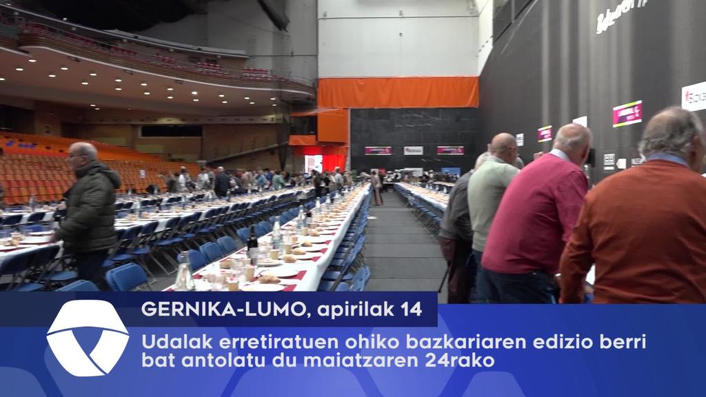 Udalak erretiratuen ohiko bazkariaren edizio berri bat antolatu du maiatzaren 24rako
