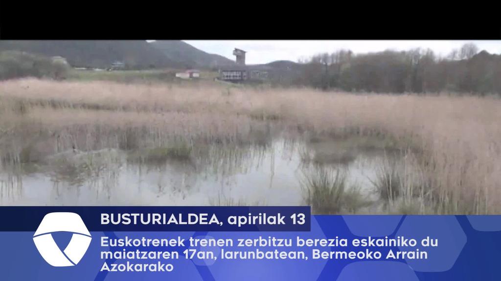 Euskotrenek trenen zerbitzu berezia eskainiko du maiatzaren 17an, larunbatean, Bermeoko Arrain Azokarako
