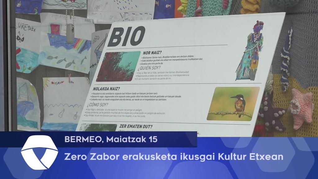 Zero Zabor erakusketa ikusgai Bermeoko  Kultur Etxean
