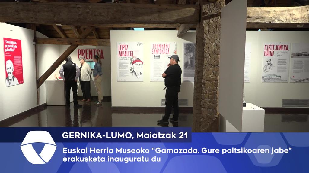 Euskal Herria Museoko -Gamazada. Gure polsikoaren jabe- erakusketa inauguratu du