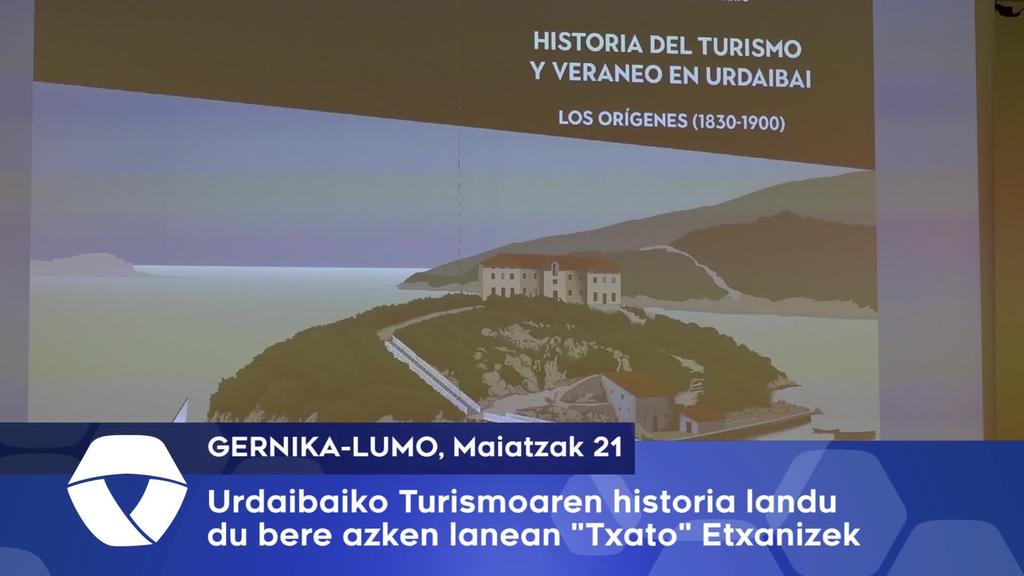 Txato Etxanizek Urdaibaiko turismoaren historia lantzen duen liburua kaleratu du