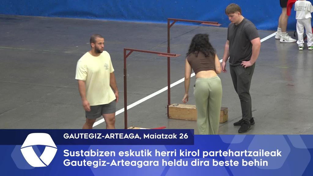 Herri kirol partehartzaileak izan dira nagusi  Sustabizen eskutik