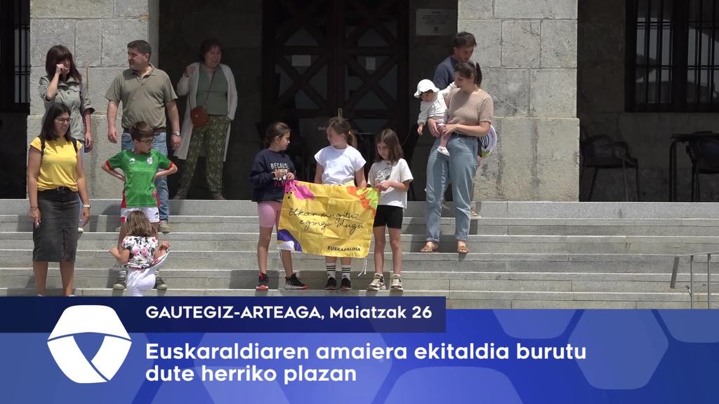 Euskaraldiaren amaiera ekitaldia burutu dute Gautegiz-Arteagan