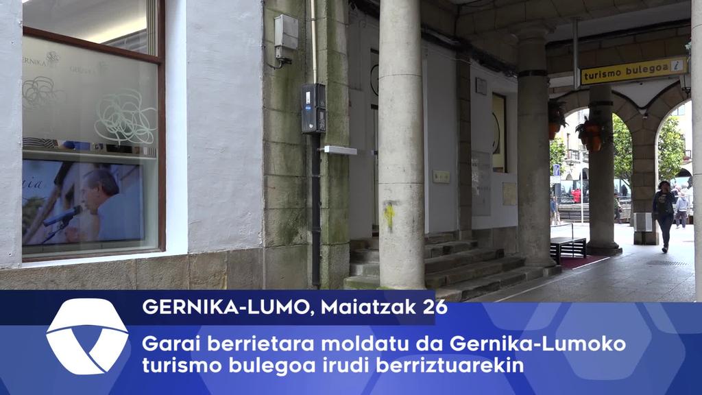 Garai berrietara moldatu da Genika-Lumoko turismo bulegoa