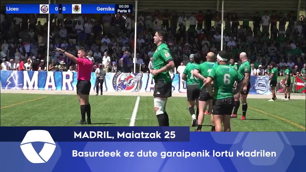 Basurdeek ez dute garaipenik lortu Madrilen