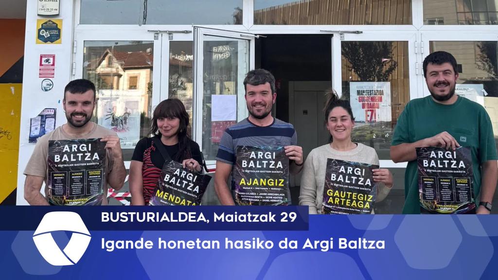 Igande honetan hasiko da Argi baltza sariketa