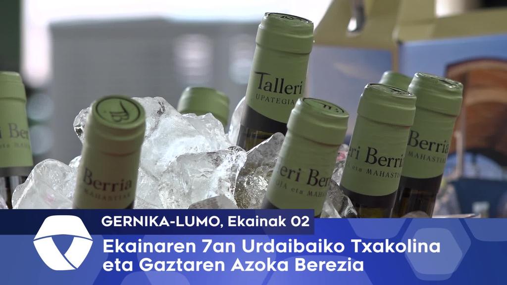 Ekainaren 7an Urdaibaiko Txakolina eta Gaztaren Azoka Berezia Merkatu Plazan