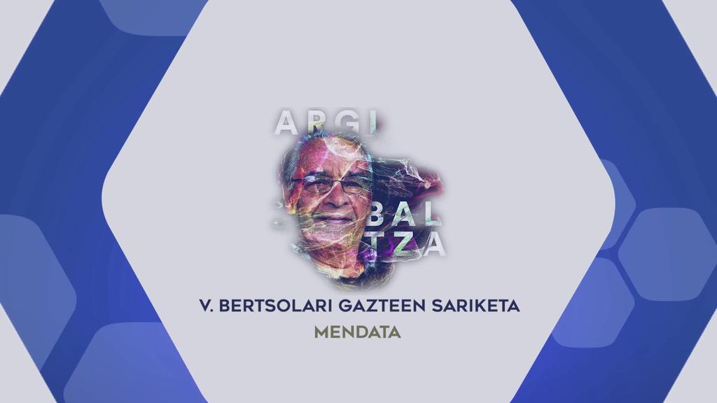 ARGI BALTZA – V. Bertsolari sariketa Mendatan