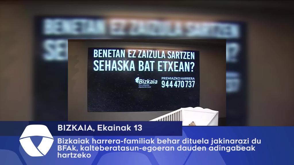 Bizkaiak harrera-familiak behar dituela jakinarazi du BFAk, kalteberatasun egoeran dauden adingabeak hartzeko