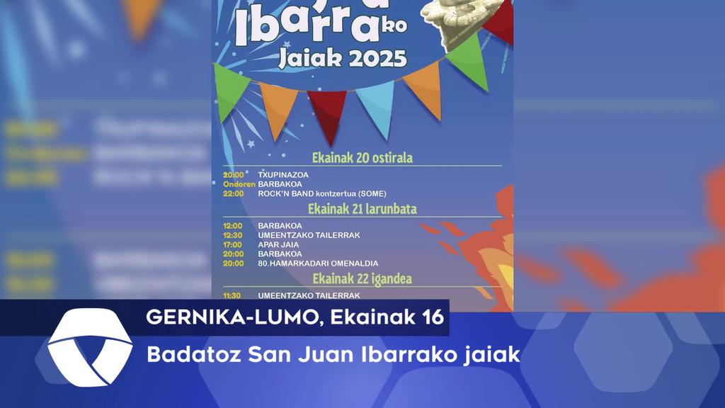 Badatoz San Juan Ibarrako jaiak