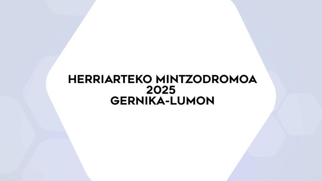 Herriarteko mintzodromoa Gernika-Lumon 2025