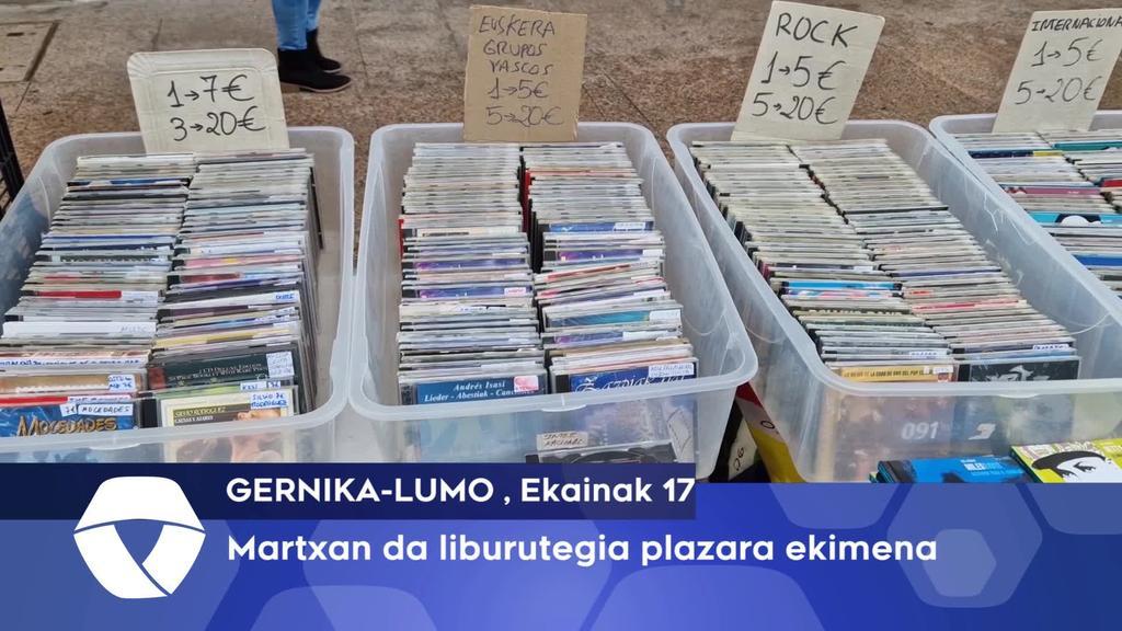 Martxan da liburutegia plazara ekimena