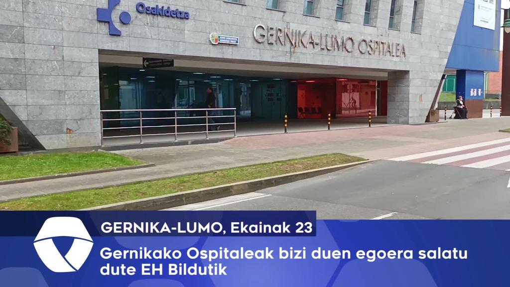 Gernikako Ospitaleak bizi duen egoera salatu dute EH Bildutik