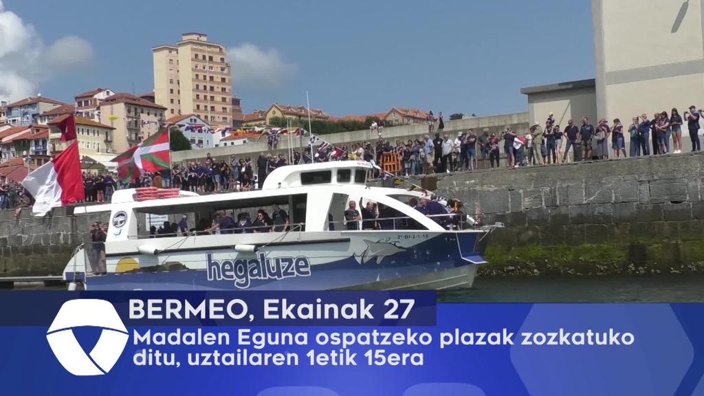 Madalen Eguna ospatzeko plazak zozkatuko ditu, Uztailaren 1etik 15era bitartean