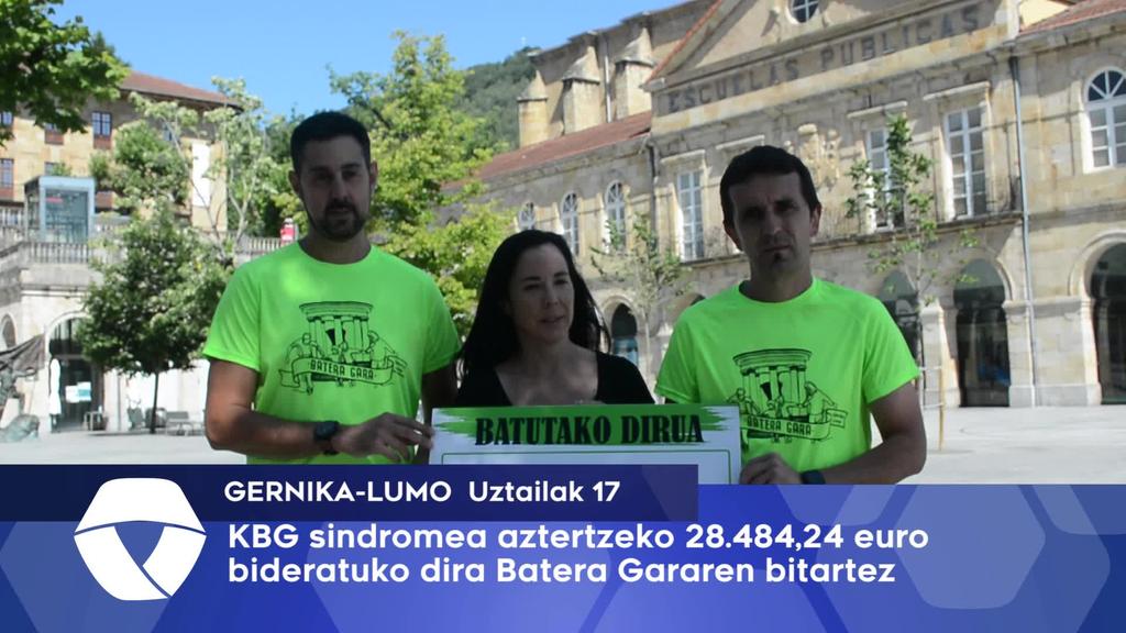 28.484 eurotik gora bideratuko dira KBG sindromea aztertzeko Batera Gararen bitartez
