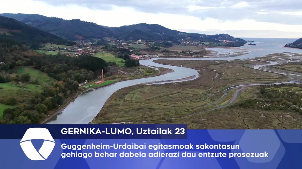 Guggenheim Urdaibai egitasmoak sakontasun gehiago behar dabela ondorioztatu dabe