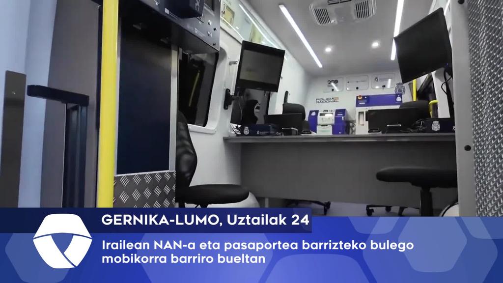 NAN eta pasaportea barrizteko bulego mobikorra irailean bueltan Gernika-Lumon