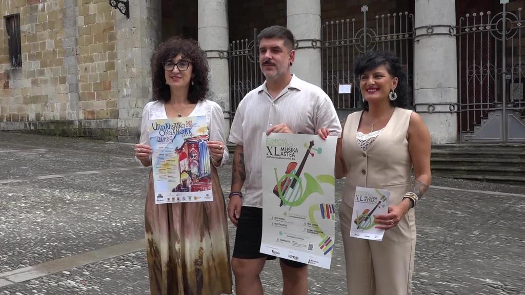 Bermeoko Udalak Musika Astea eta Abuztu Kulturala aurkeztu dauz