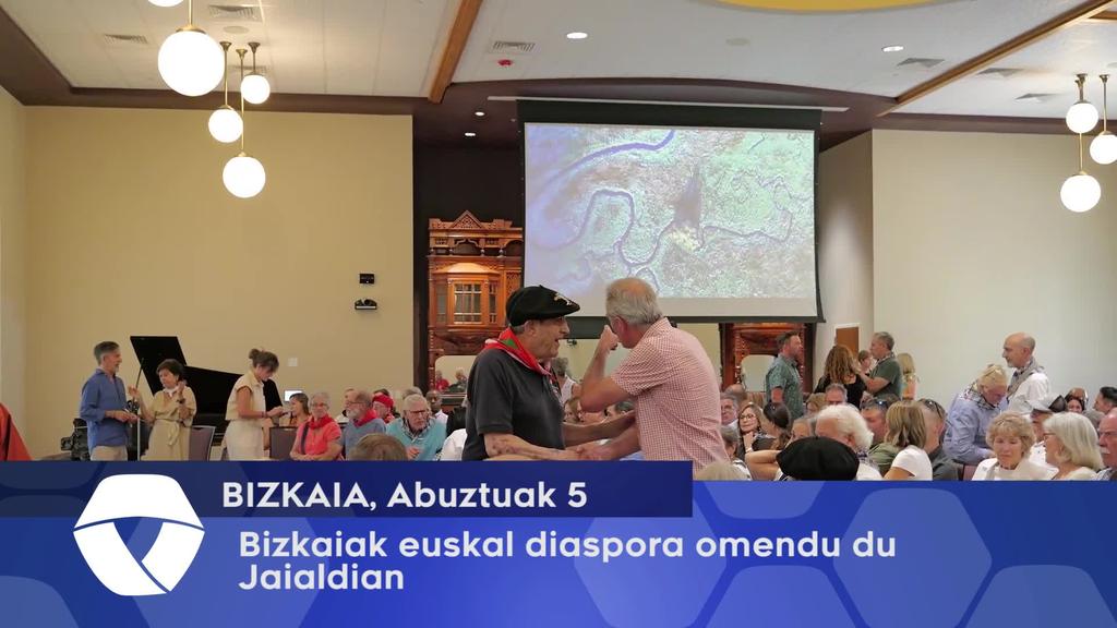 Bizkaiak euskal diaspora omendu du Jaialdian