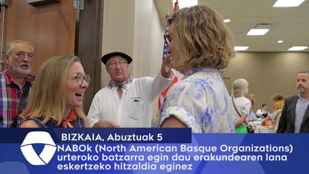 NABOk (North American Basque Organizations) urteroko batzarra egin dau erakundearen lana eskertzeko hitzaldia eginez