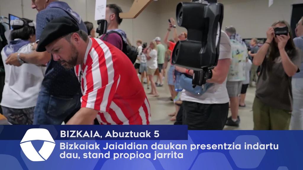 Bizkaiak Jaialdian daukan presentzia indartu dau, stand propioa jarriz