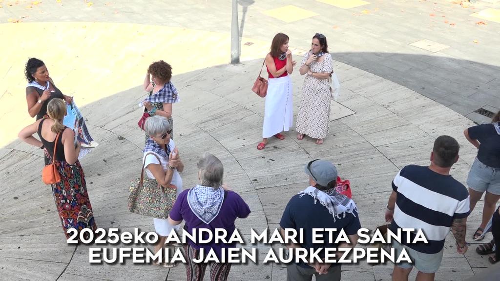 2025eko Bermeoko Andra Mari eta Santa Eufemia Jaien aurkezpena