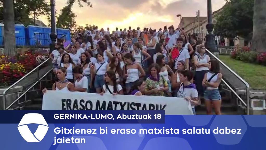 Gitxienez bi eraso matxista salatu dabez jaietan