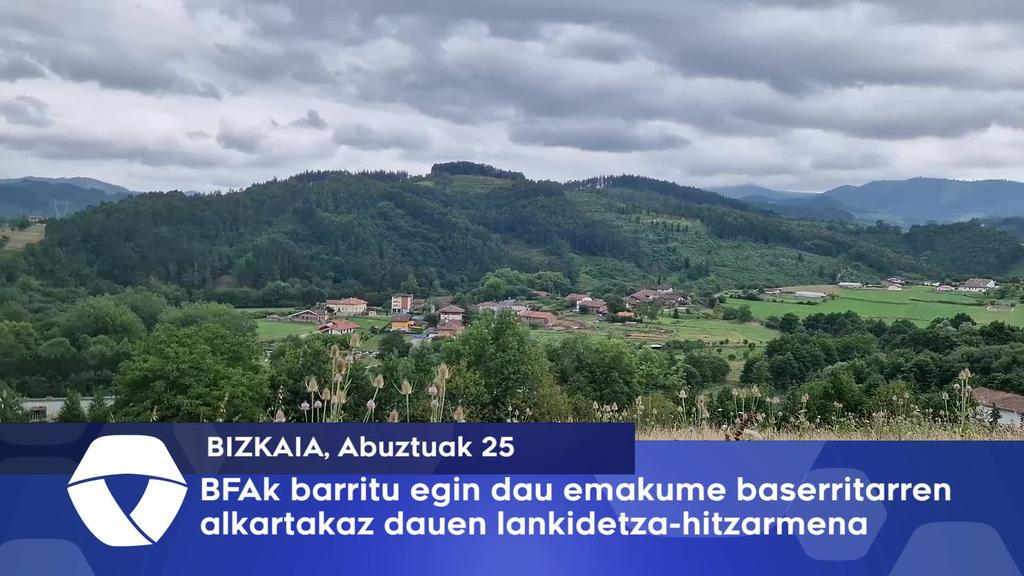 BFAk barritu egin dau emakume baserritarren alkartakaz dauen lankidetza-hitzarmena