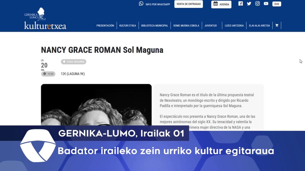 Badator iraileko zein urriko kultur egitaraua