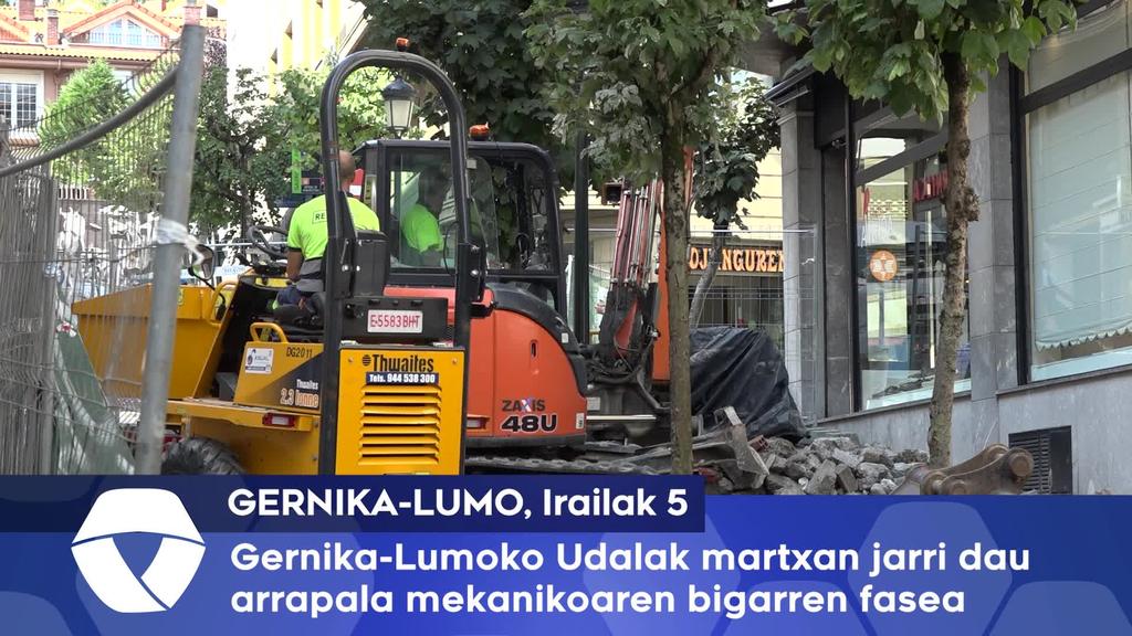 Gernika-Lumoko Udalak martxan jarri dau arrapala mekanikoaren bigarren fasea
