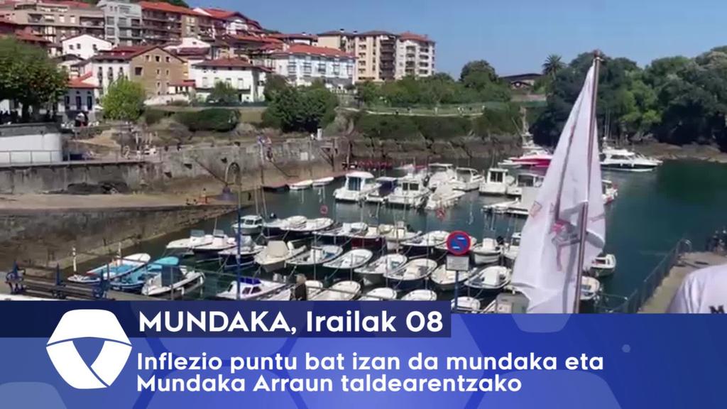 Inflezio puntu bat izan da mundaka eta Mundaka Arraun taldearentzako
