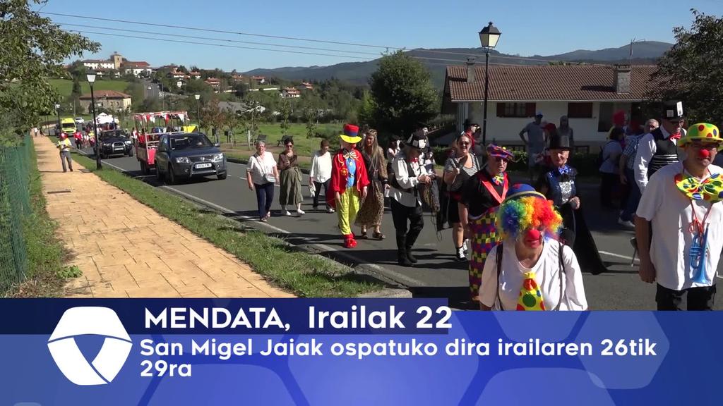 San Migel Jaiak ospatuko dira irailaren 26tk 29ra