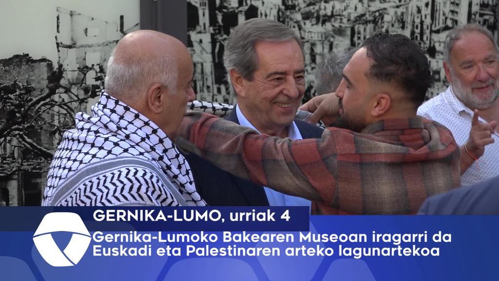 Gernika-Lumoko Bakearen Museoan iragarri da Euskadi eta Palestinaren arteko lagunartekoa