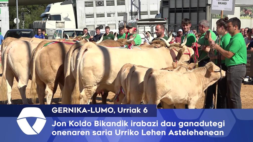 Jon Koldo Bikandik irabazi dau ganadutegi onenaren saria Urriko Lehen Astelehenean