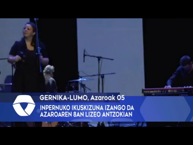 Inpernuko ikuskizuna izango da Azaroaren 8an