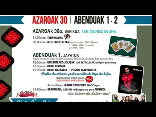 San Andres auzoko jaiak ospatuko dira asteburuan