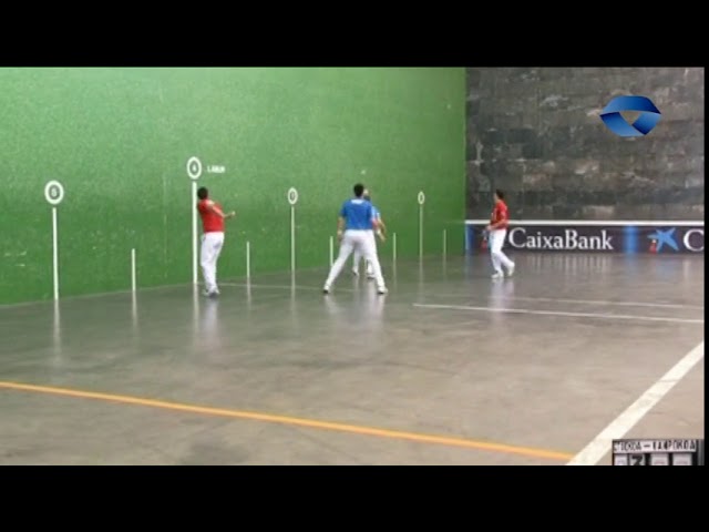 Esku pelota partiduak izango dira igandean